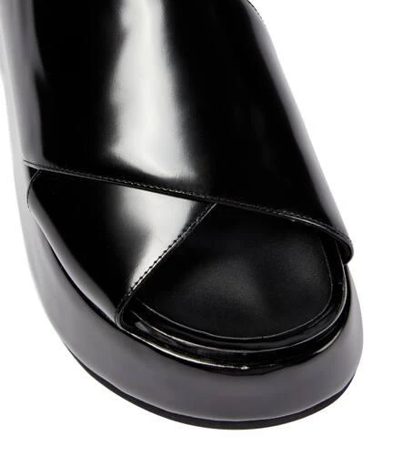 Junya Watanabe Crossover platform leather sandals 6