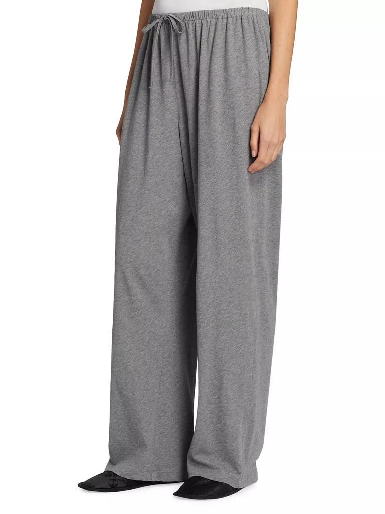 The Row Lanuit Cotton Wide-Leg Lounge Pants 4