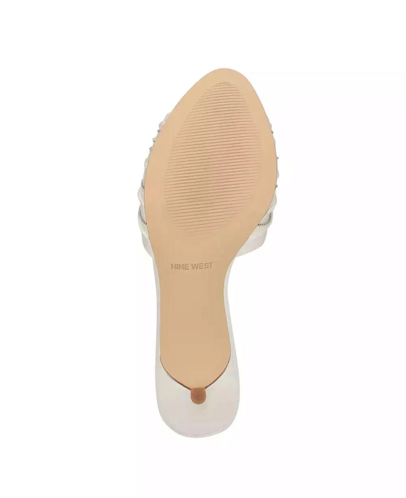 Nine West Women's Laike Bridal Kitten Heel Dress Sandals 5