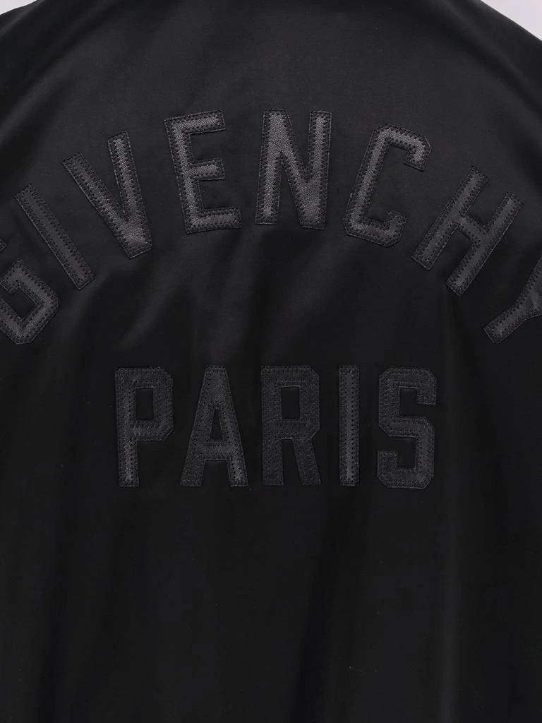 Givenchy Cotton and nylon jacket with leather sleeves 5