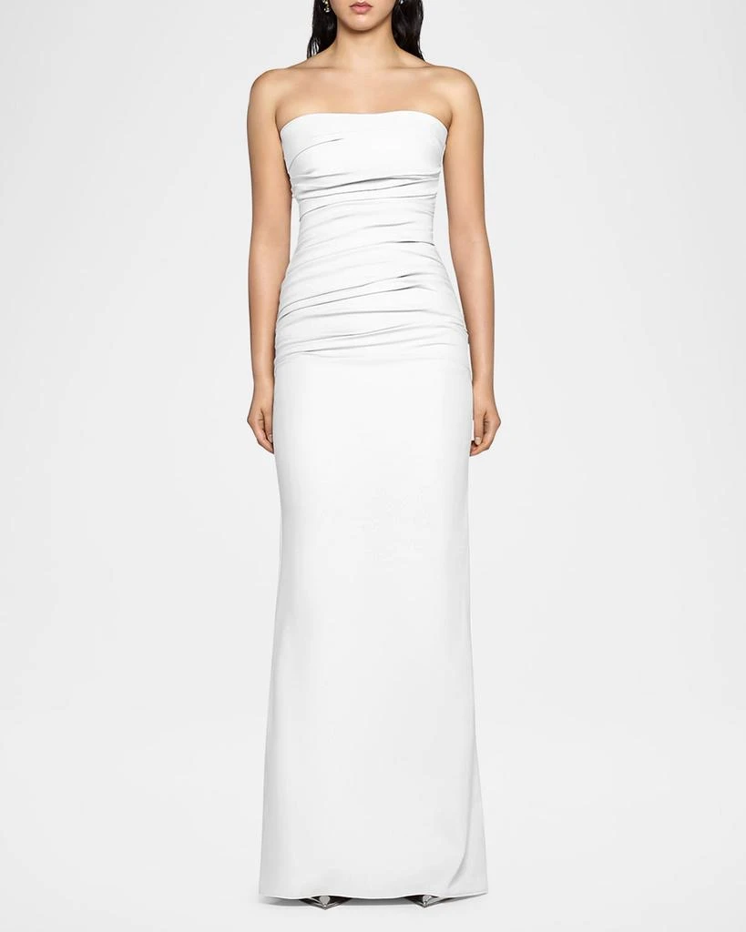 Maticevski Intoxicate Strapless Ruched Maxi Gown 2