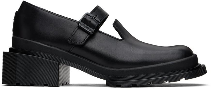 Dr. Martens Black Maybole Square Toe Mary Jane Heels 1
