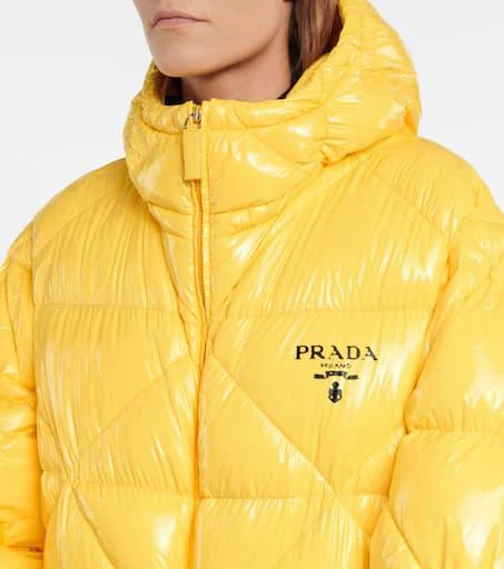 Prada Re-Nylon gabardine down jacket 4