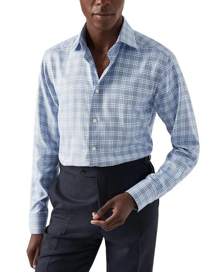 Eton Contemporary Fit Check King Twill Shirt 1
