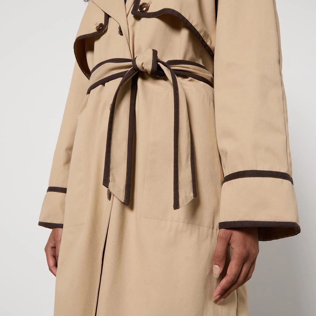 Baum Und Pferdgarten Baum Und Pferdgarten Deona Cotton-Gabardine Trench Coat 3