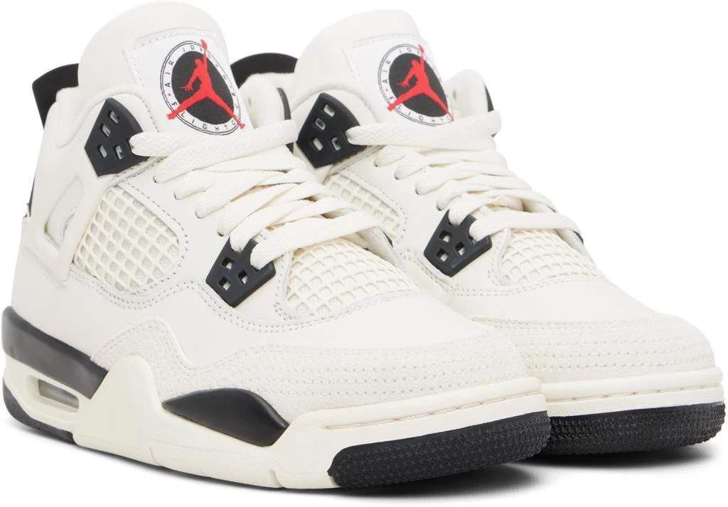 Jordan Big Kids Off-White Air Jordan 4 Retro 
Flight Club
 Sneakers 4