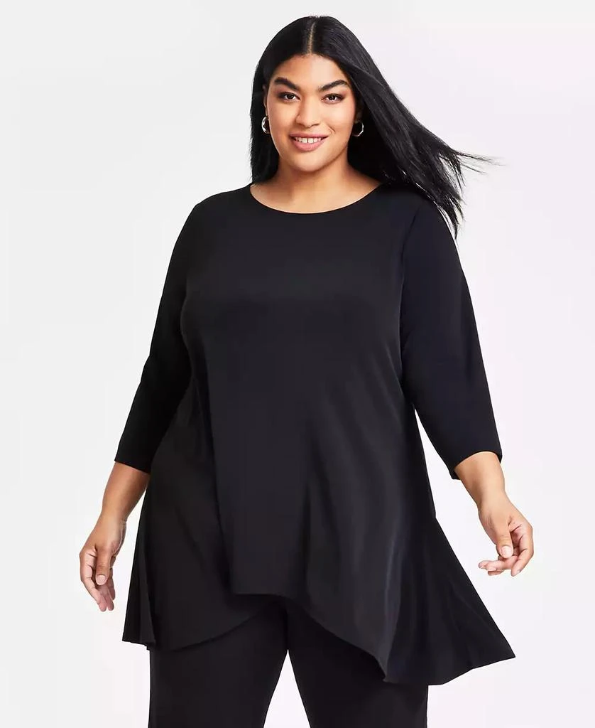 JM Collection Plus Size Swing Top, Exclusively at Macy's 1