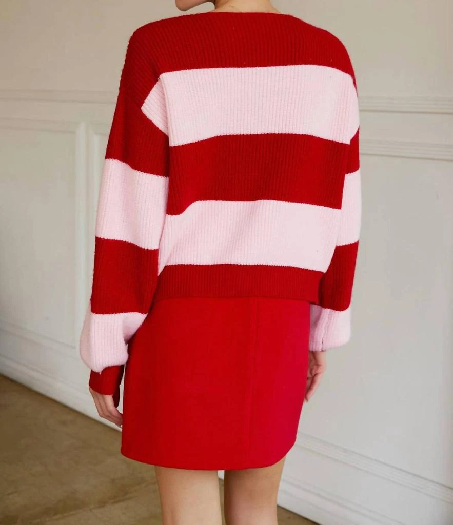 LE LIS Le Lis - Dover Striped Cardigan 4