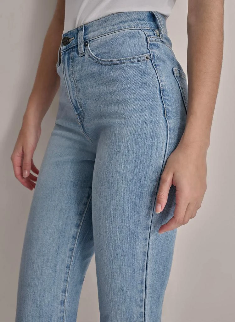 DKNY HIGH RISE SLIM STRAIGHT JEAN 5