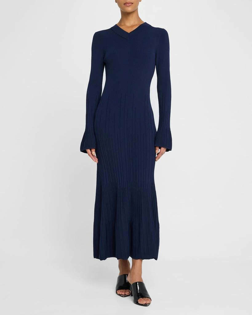 rag and bone long sleeve dress rag & bone Austen Long-Sleeve Midi-Dress