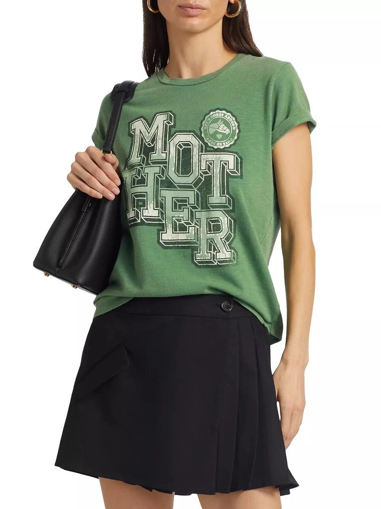 MOTHER The Sinful Logo Cotton T-Shirt 3