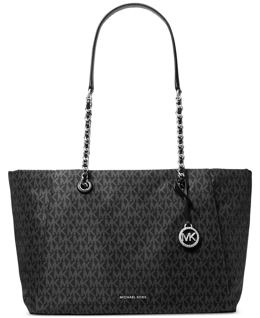 Michael Kors Georgia Logo Zip Top Tote Bag 1