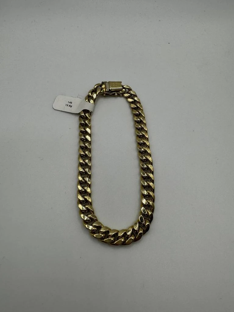 Milano Jewelry Milano Jewelry - Men
s Solid Miami Cuban Curb Link Chain Bracelet 8 Inch 3