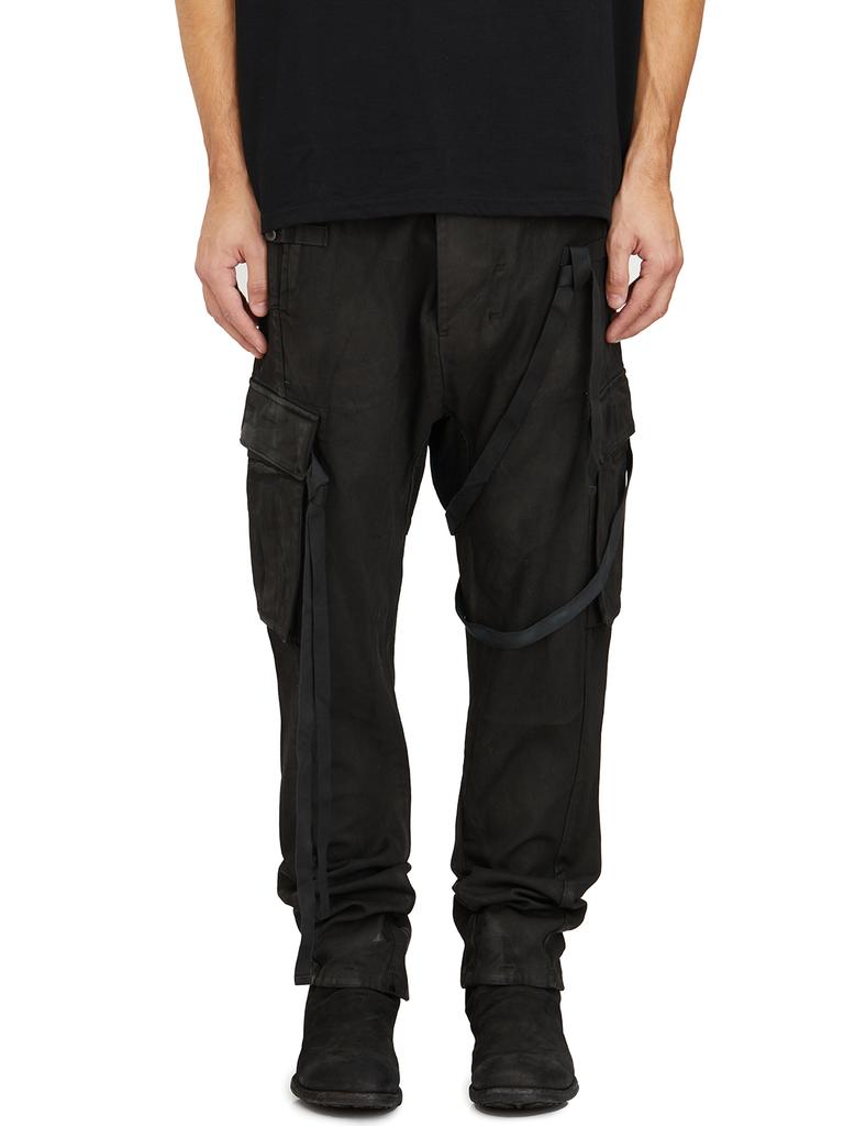 11 by Boris Bidjan Saberi LOW CROTCH COTTON TROUSERS