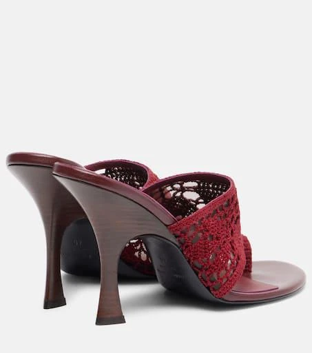 Magda Butrym Crochet thong sandals 2