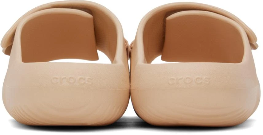 Crocs Beige Mellow Luxe Recovery Slides 2