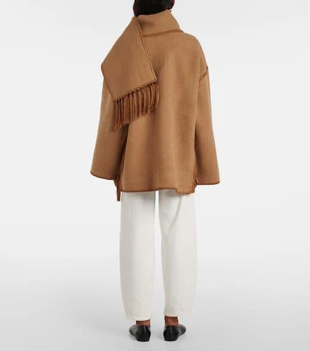 Totême Embroidered wool-blend scarf jacket 3