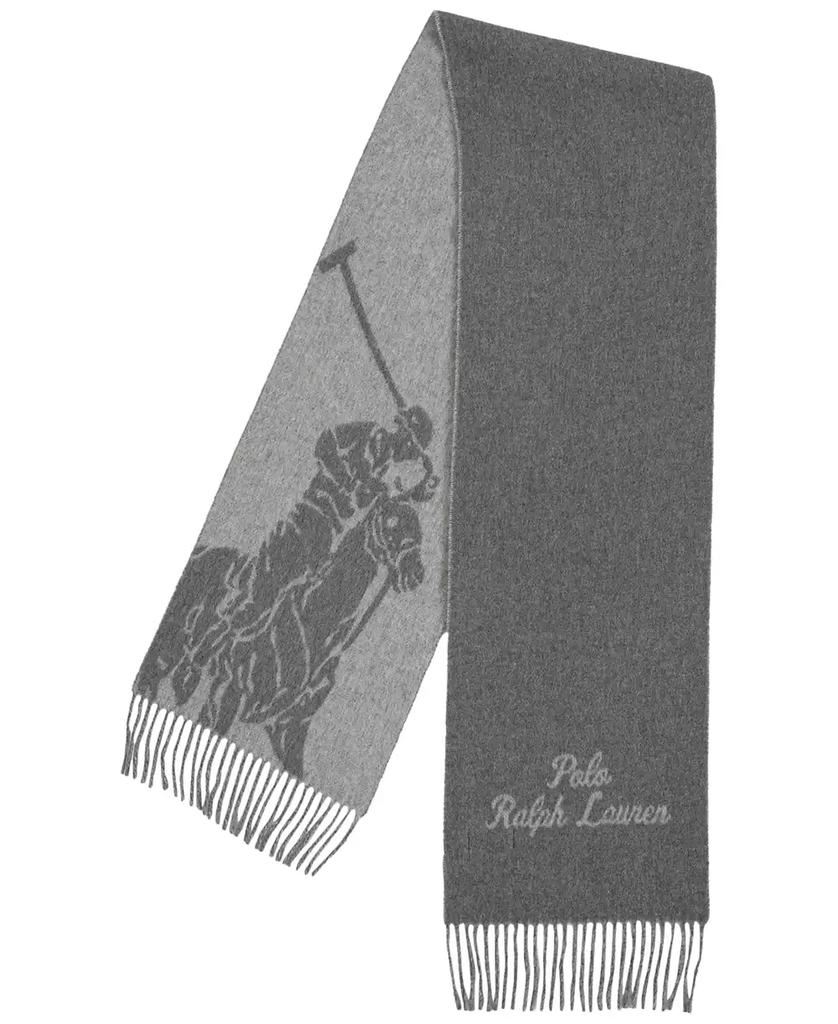 Ralph Lauren Men's Big Pony Jacquard Scarf