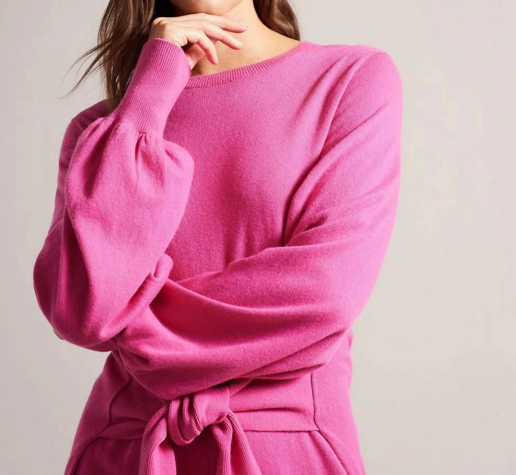 Ted Baker London Ted Baker - Essya Slouchy Tie Front Midi Knit Sweater Dress 2