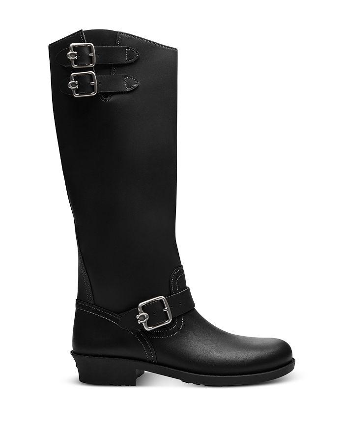 Coach Women's Daria Leather Moto Boots