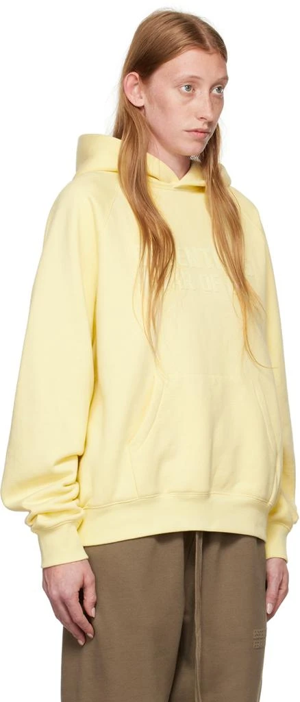 Fear of God ESSENTIALS Yellow Raglan Hoodie 2