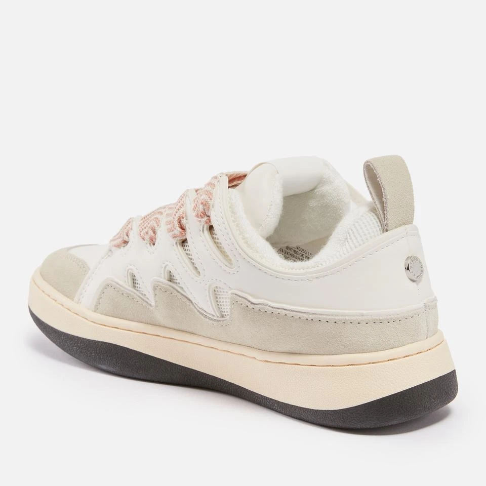 Steve Madden STEVE MADDEN WOMEN'S ROARING CUPSOLE FAUX SUEDE AND MESH TRAINERS 2