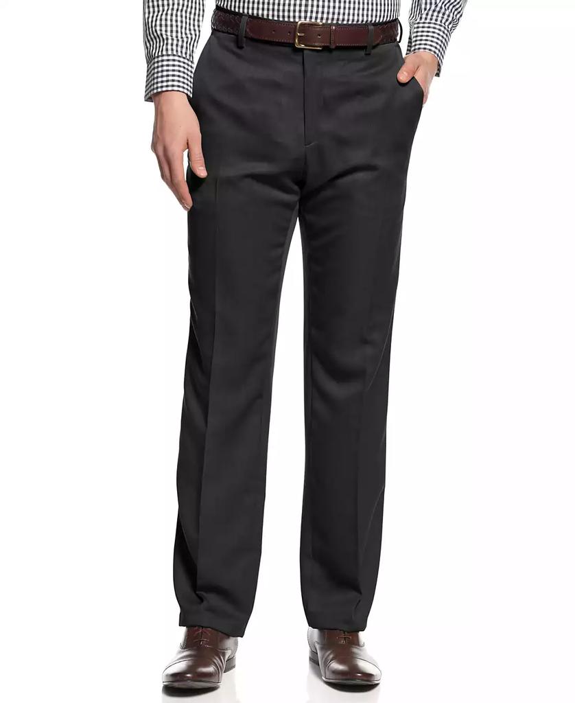 Kenneth Cole Reaction Men Slim Fit Heather Dress Pants Black 29x32 Tailored Pants BeyondStyle