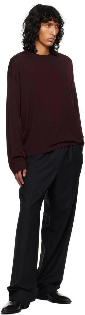 The Row Burgundy Belfast T-shirt 4