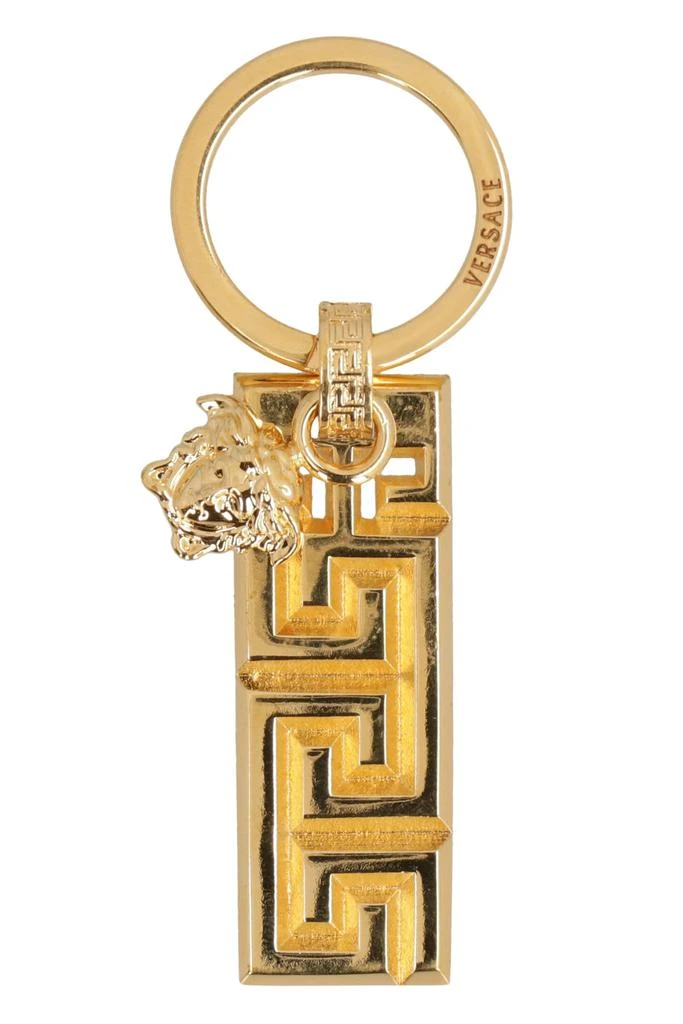 Versace Gold Metal Key Ring Hook 1