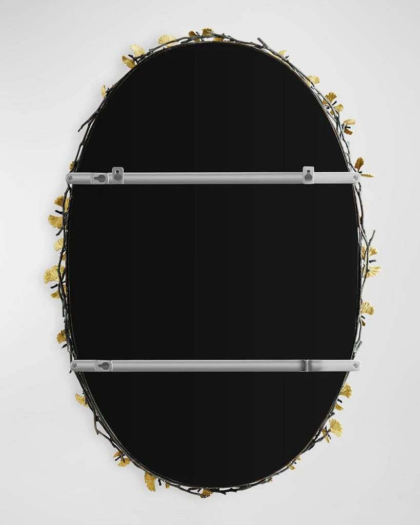 Michael Aram Butterfly Ginkgo Oval Wall Mirror - 39" 3