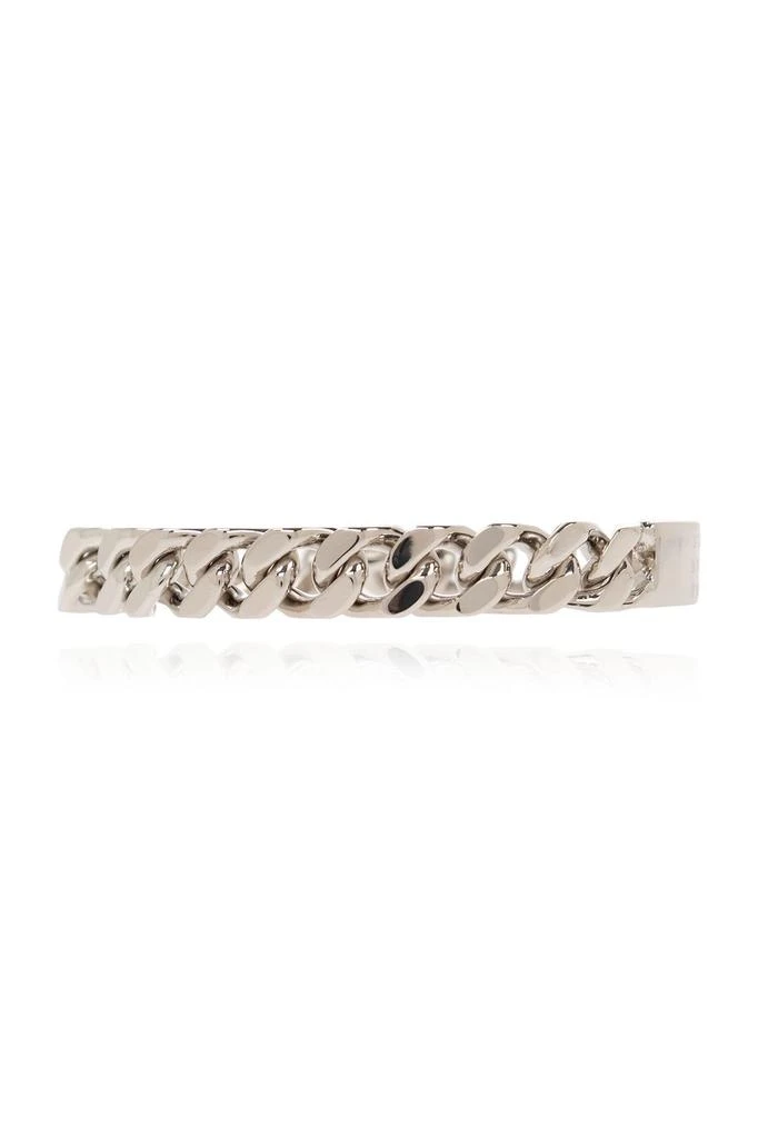 MM6 MM6 Maison Margiela Logo Plaque Chain Bracelet 2