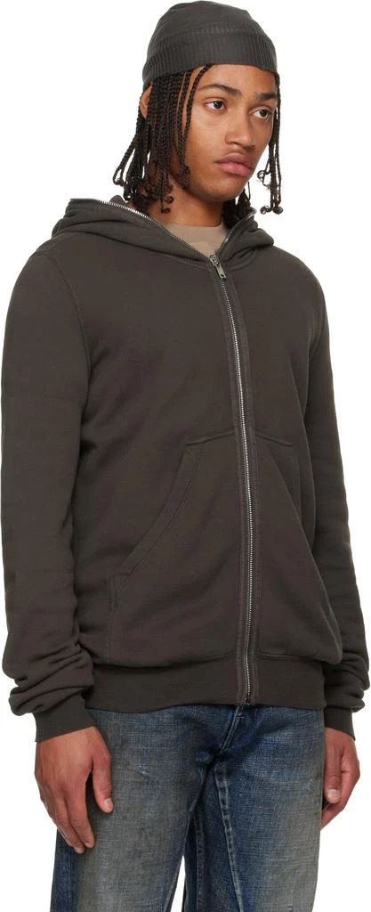 Rick Owens Gray Concordians Micro Mountain Hoodie 2