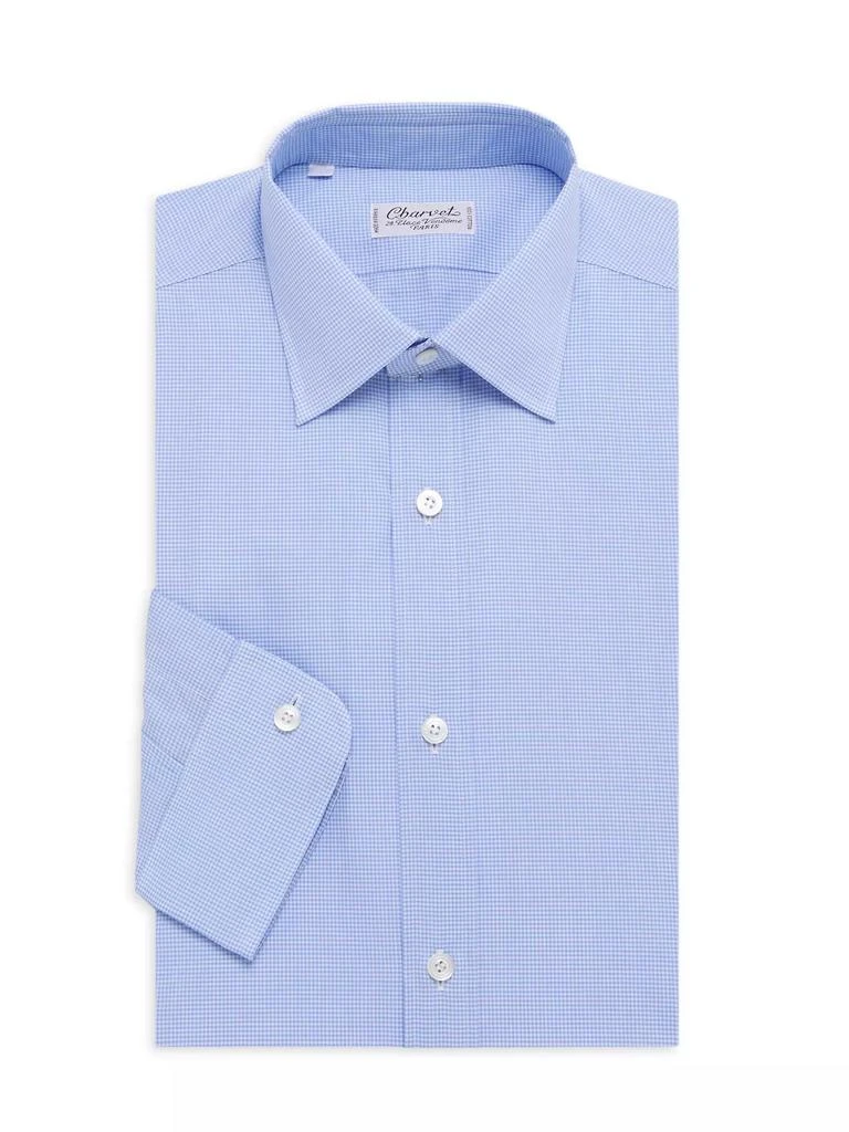 Charvet Solid Poplin Dress Shirt 1