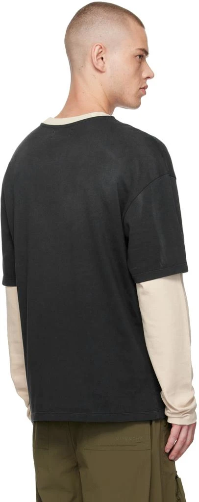 AMIRI Black & Off-White Vintage T-shirt 3