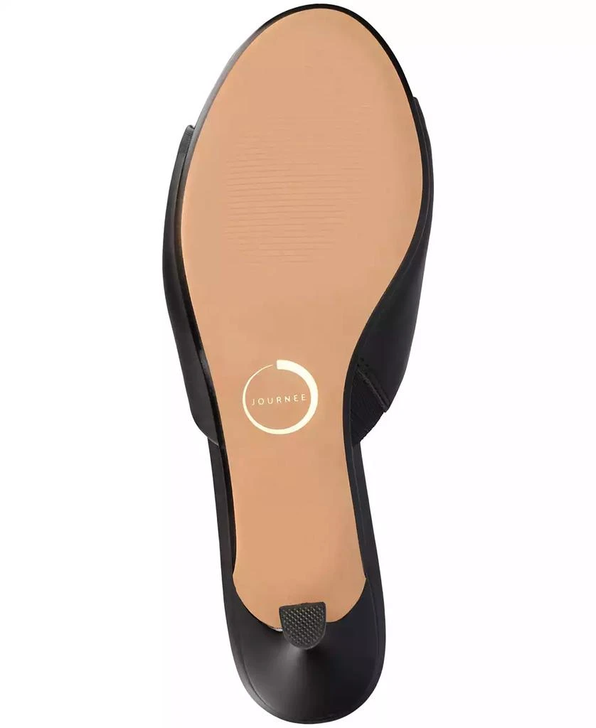 Journee Collection Women's Jeylah Kitten Heel Dress Sandals 5
