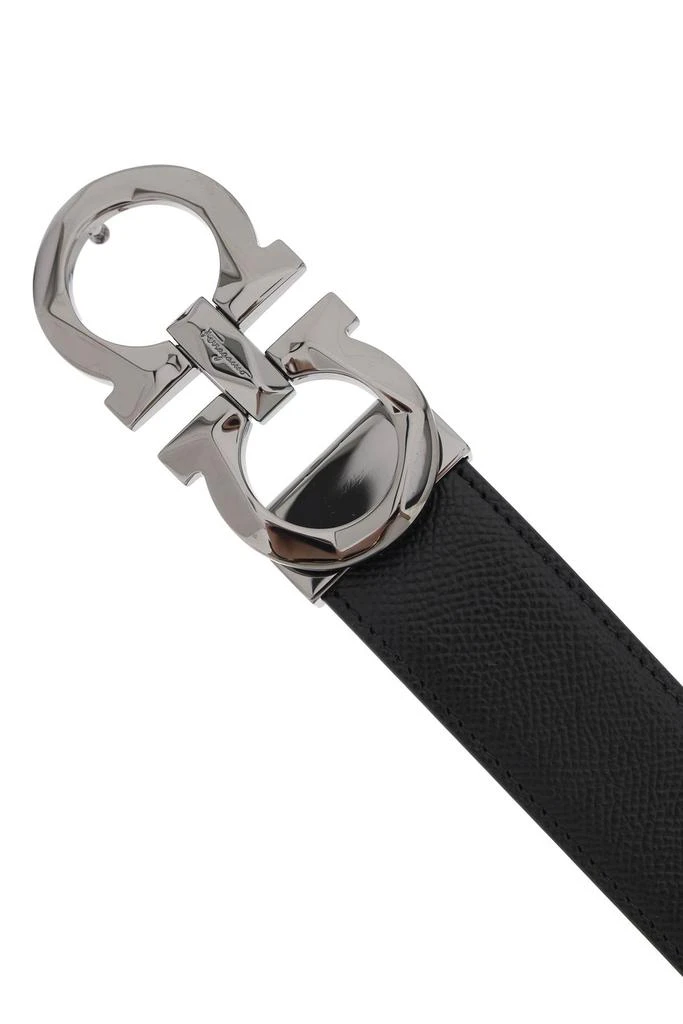 FERRAGAMO reversible faceted gancini buckle belt 3