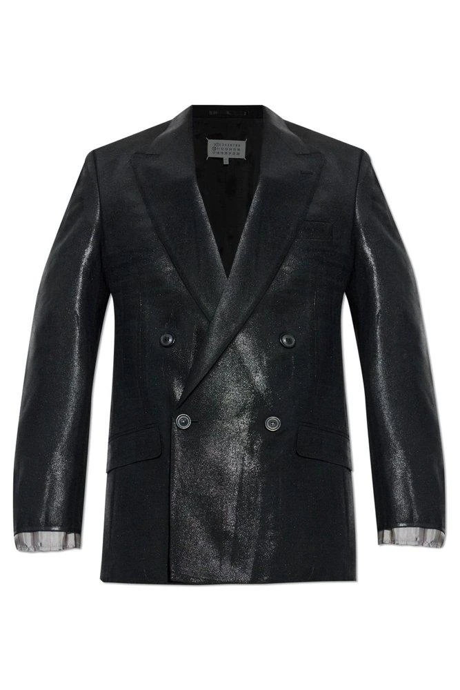 MAISON MARGIELA Maison Margiela Shiny Double-Breasted Blazer