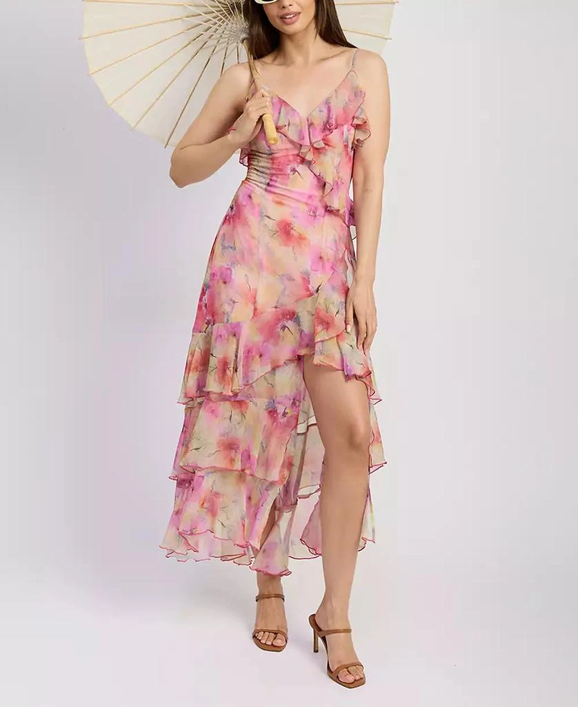 En Saison Women's Amari Ruffle-Trim Maxi Dress 7