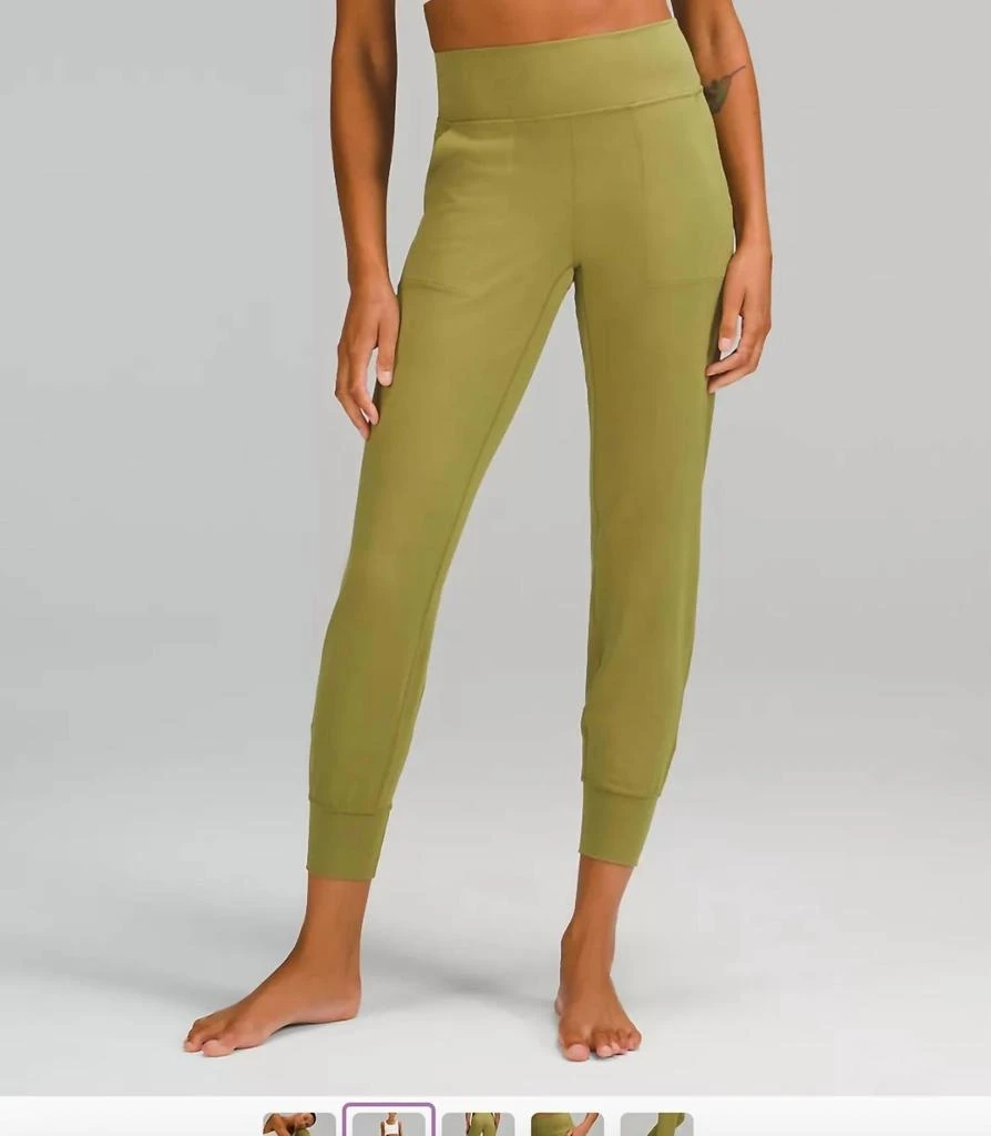 lululemon Align Hr Jogger In Bronze Green