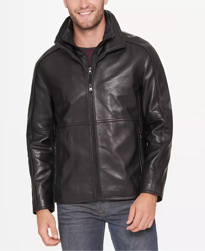 Marc New York by Andrew Marc Men's Hartz Smooth Lamb Stand Collar Jacket