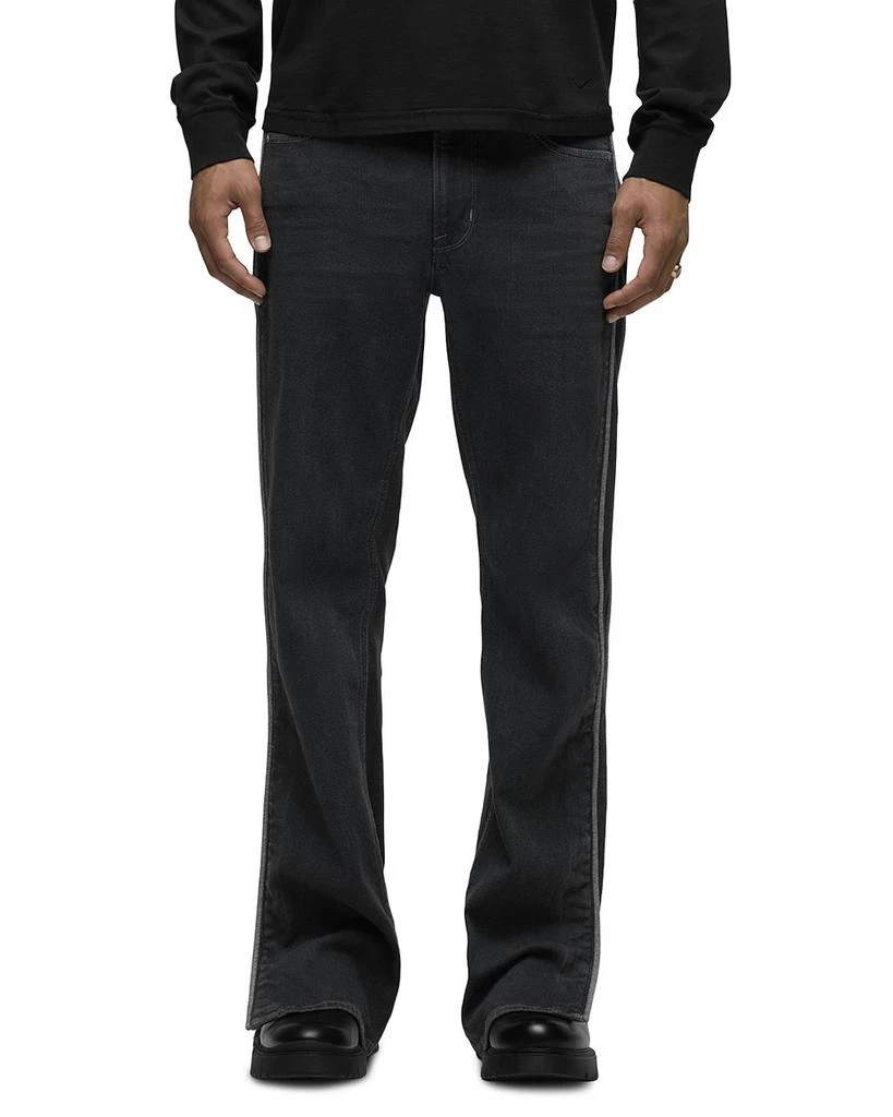 Hudson Walker Track Kick Flare Jeans in Clinton 1