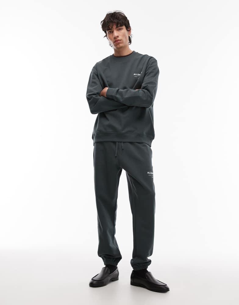 ALL SAINTS Allsaints Underground sweatpants in blue - MBLUE