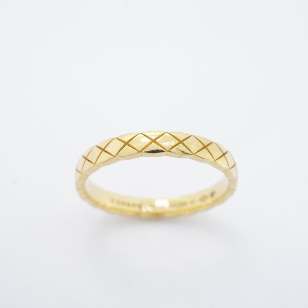 Chanel yellow gold (18K) Band Ring (Pre-Owned)