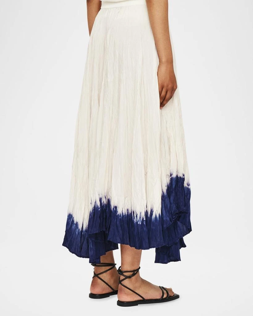 Joseph Crinkled Tie-Dye Handkerchief Midi Skirt 3