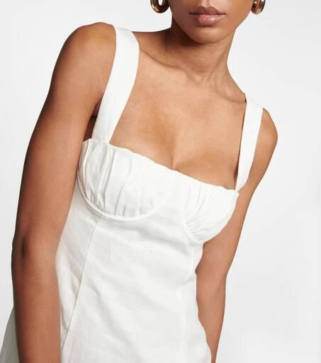 SIR. Bettina linen midi dress 4