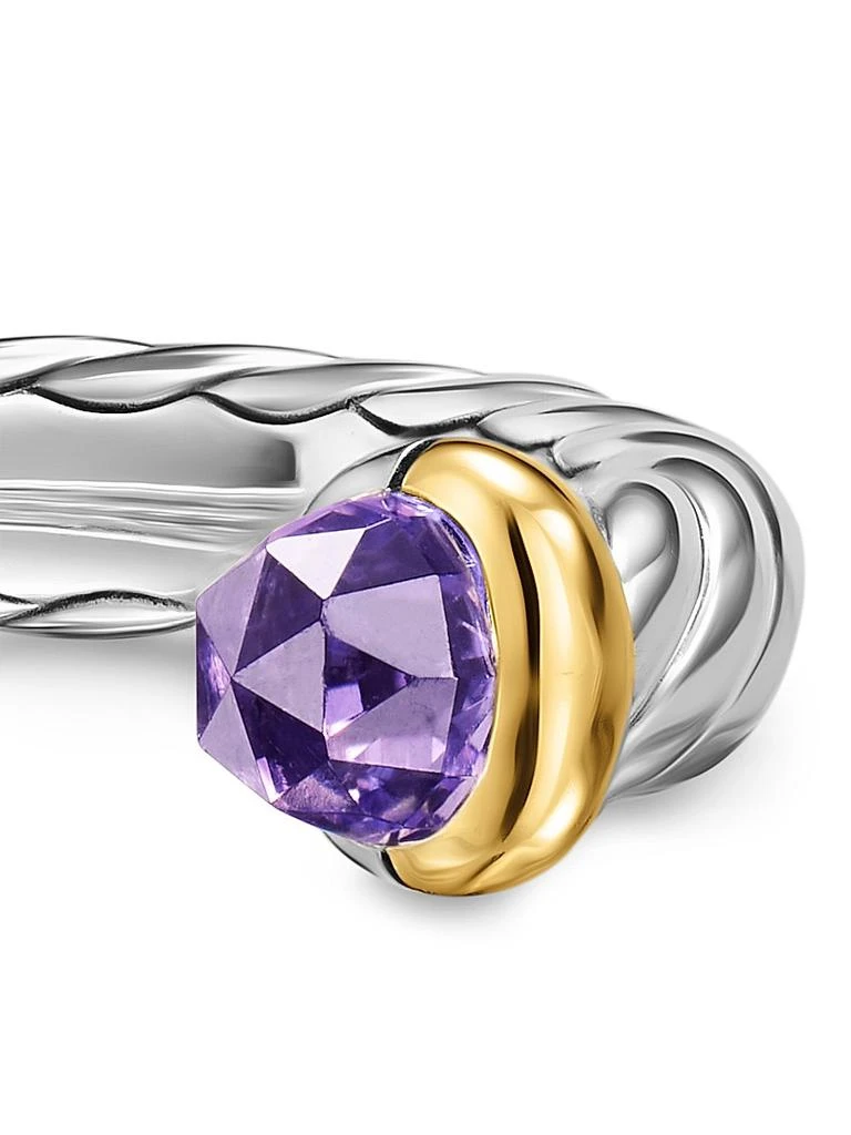 David Yurman Petite Cable Open Ring in Sterling Silver 5