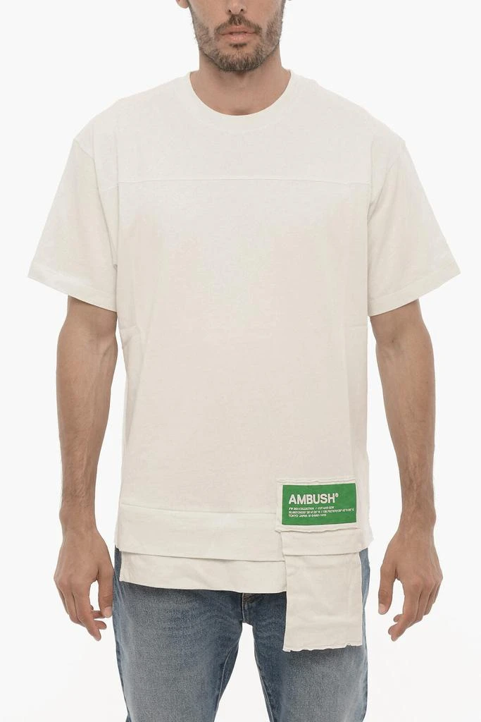 Ambush Ambush Solid Color Crew-neck T-Shirt with Waist Pocket 1