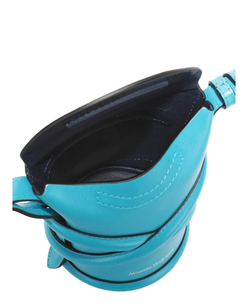 Alexander McQueen Mini Curve Leather Bucket Bag 6