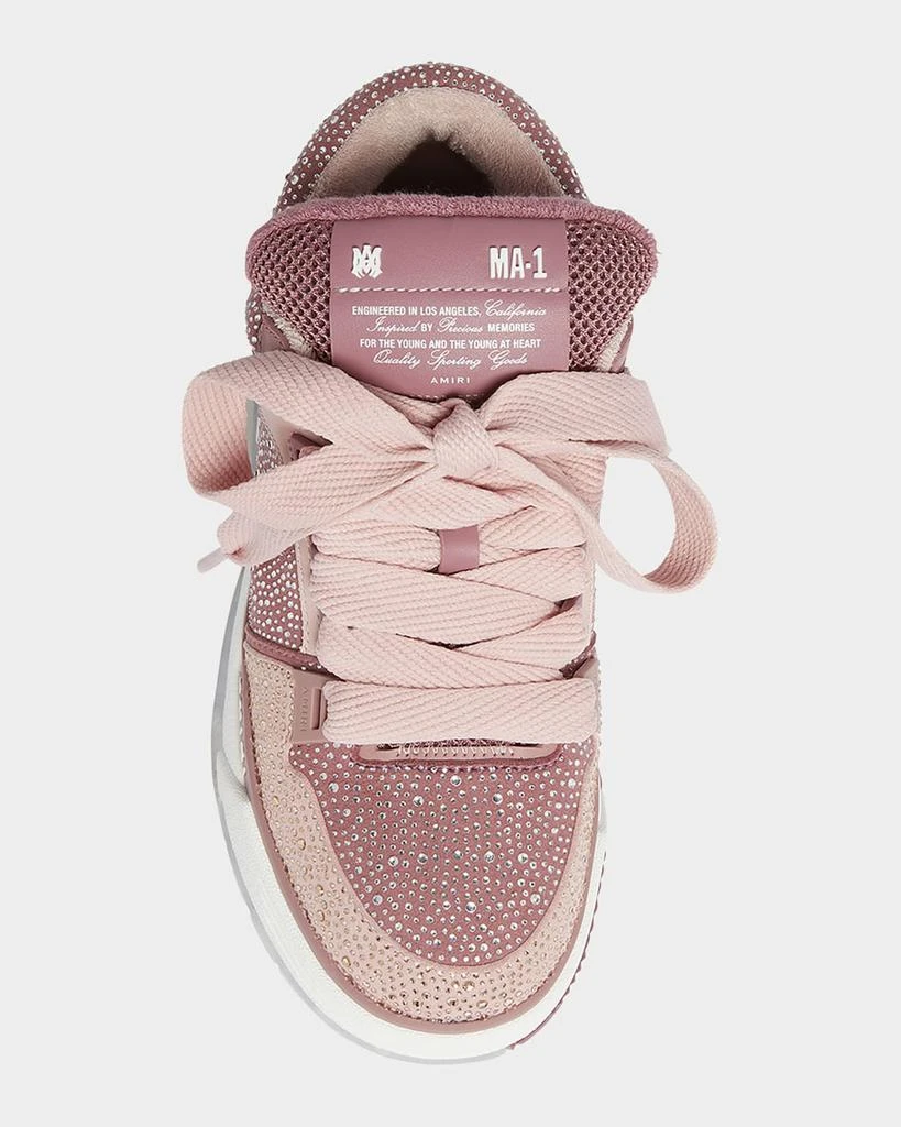 AMIRI MA-1 Crystal Suede Skater Sneakers 5