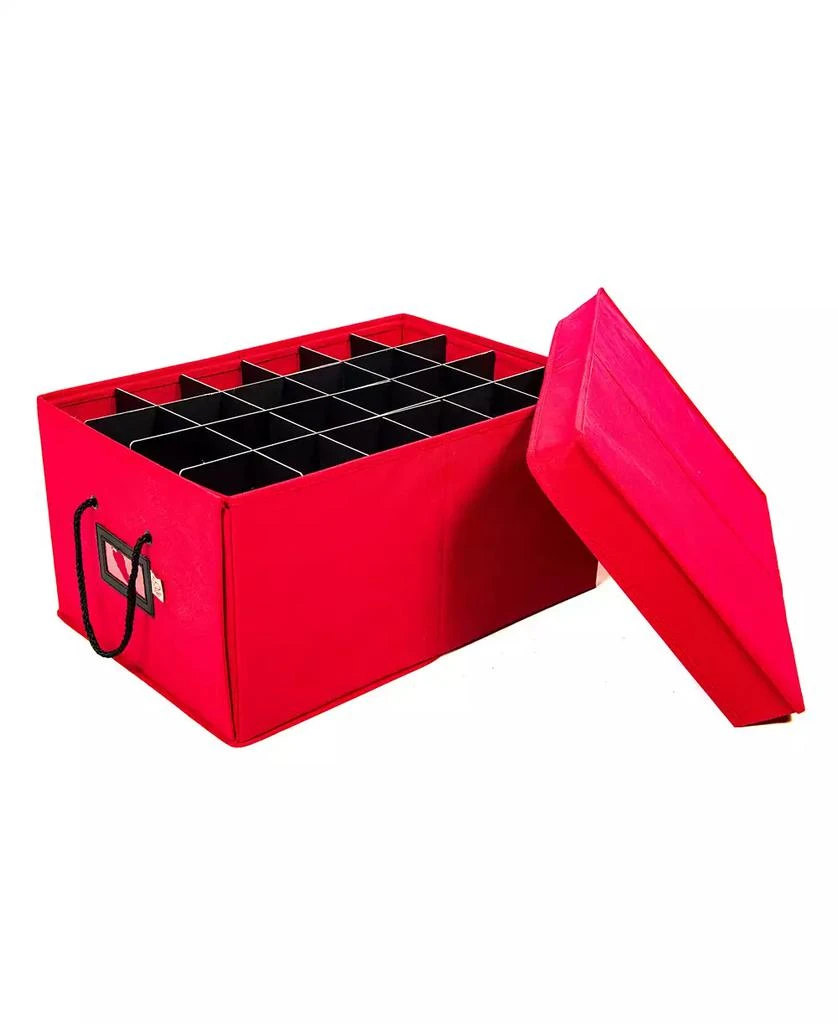 Santa's Bag Christmas Ornament Storage Box with Drawers 7